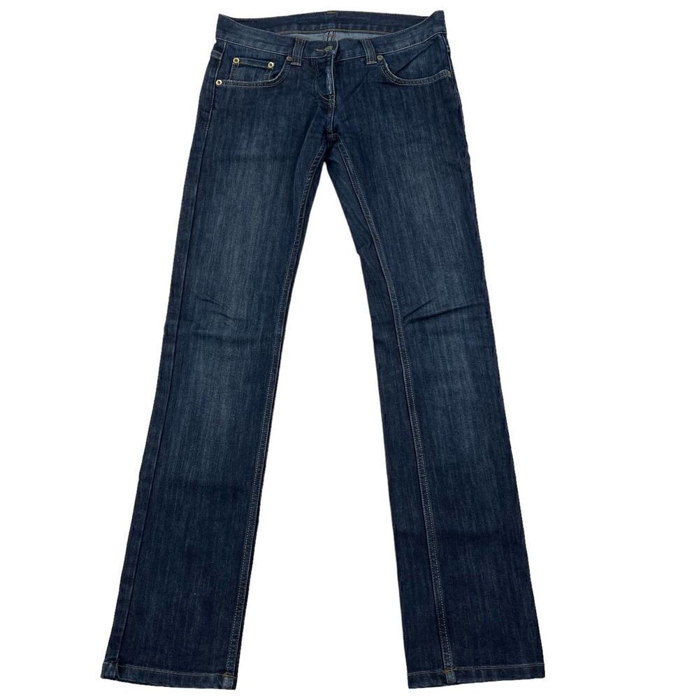Pre-Loved Ice Iceberg Women US 27 Denim Skinny Blue Jeans Straight Leg Pants